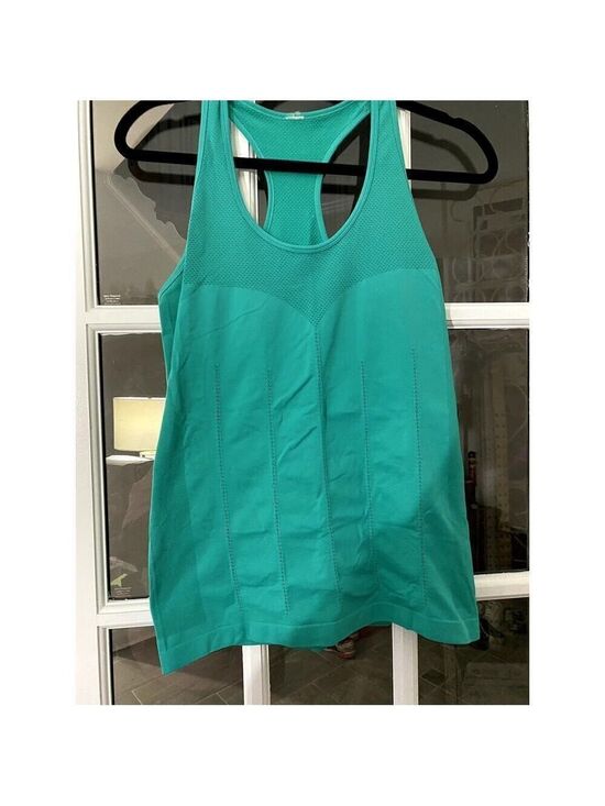 Fabletics Tops - Fabletics Turquoise Racerback Tank - Size L (EUC)